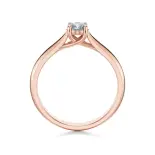 Pierścionek zaręczynowy z brylantem